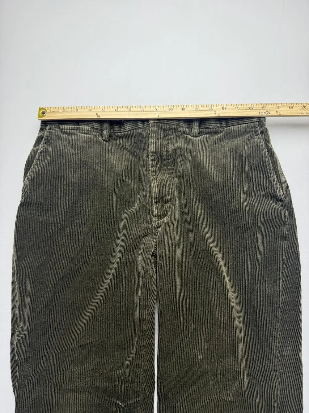 Polo Ralph Lauren Pants Mens 36x32 Green Corduroy Straight Classic Casual Chino